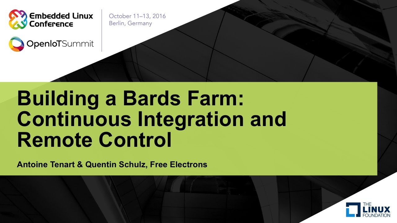 Building a Bards Farm: Continuous Integration and Remote Control