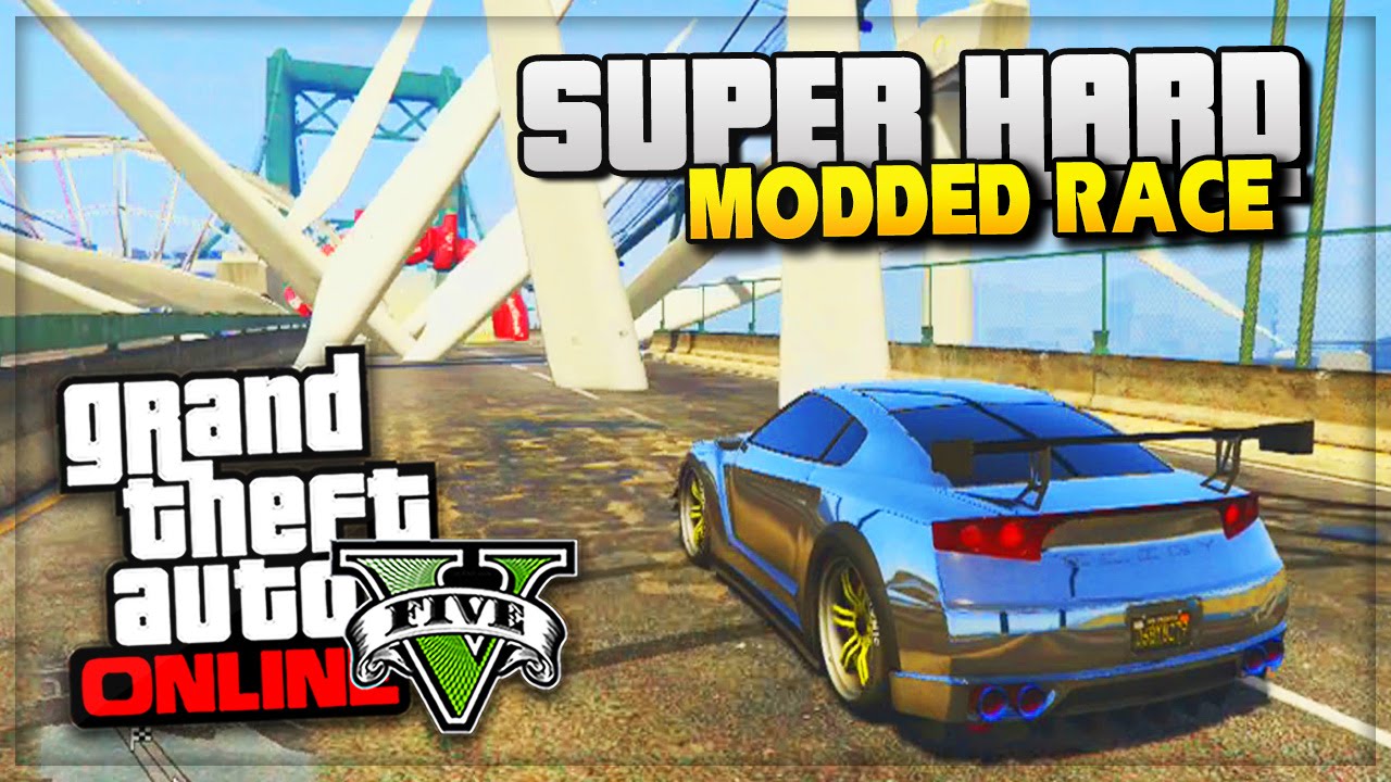GTA 5 Online MODDED UFO RACE! - GTA Online Funny Moments - (GTA V Gameplay)