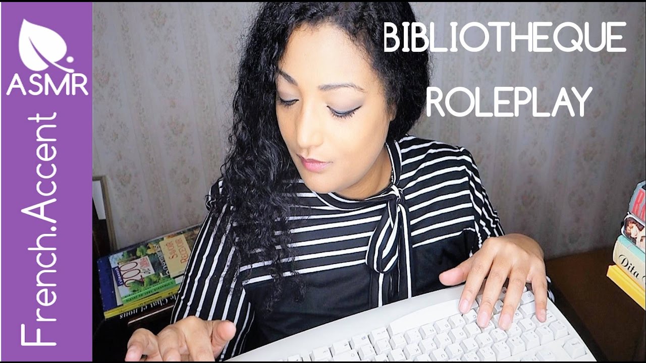 [asmr français] ASMR Bibliotheque roleplay *inscription *quiet