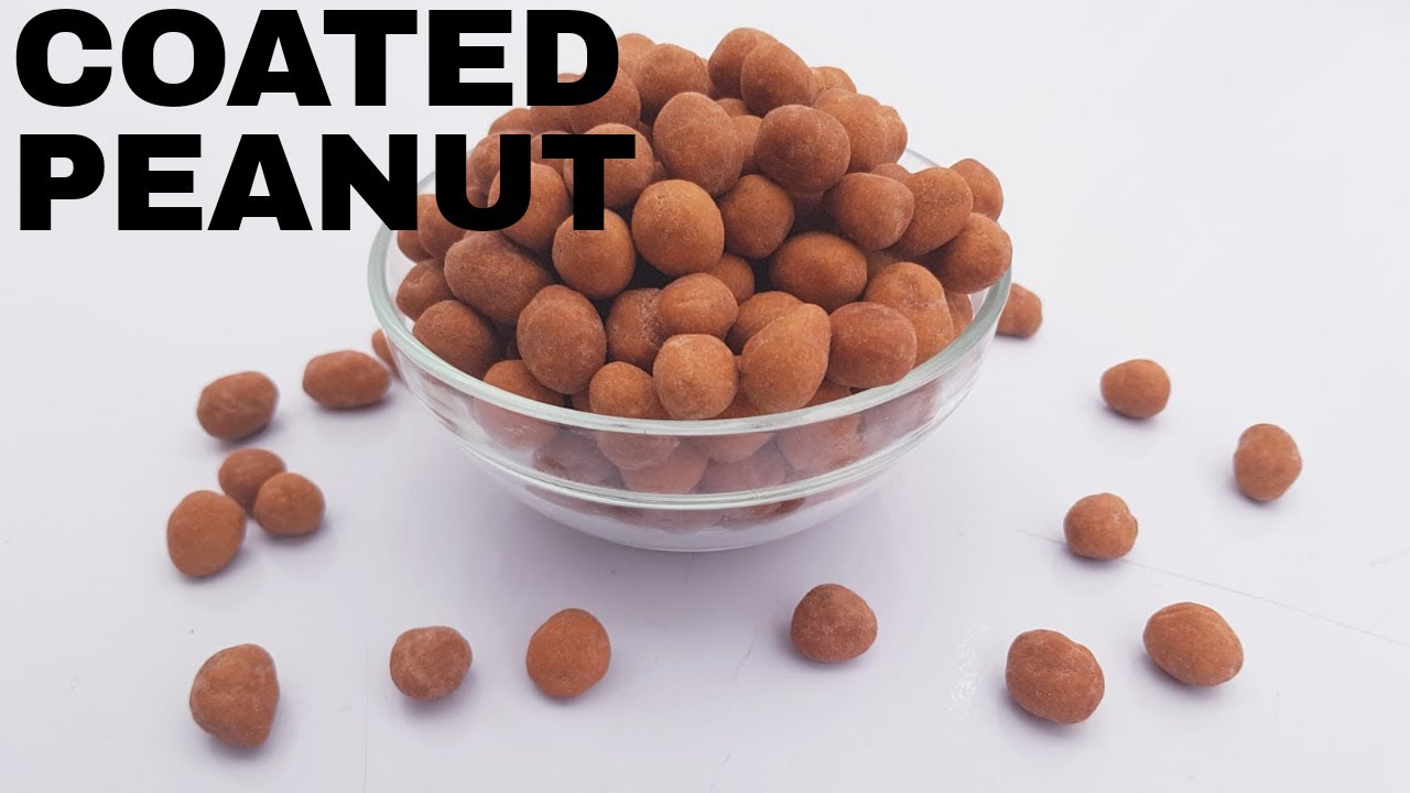 CRUNCHY COATED PEANUTS RECIPE ll PERFECT COATED🥜GROUNDNUTS l HOMEMADE COATED PEANUT ll BURGER SNACKS
