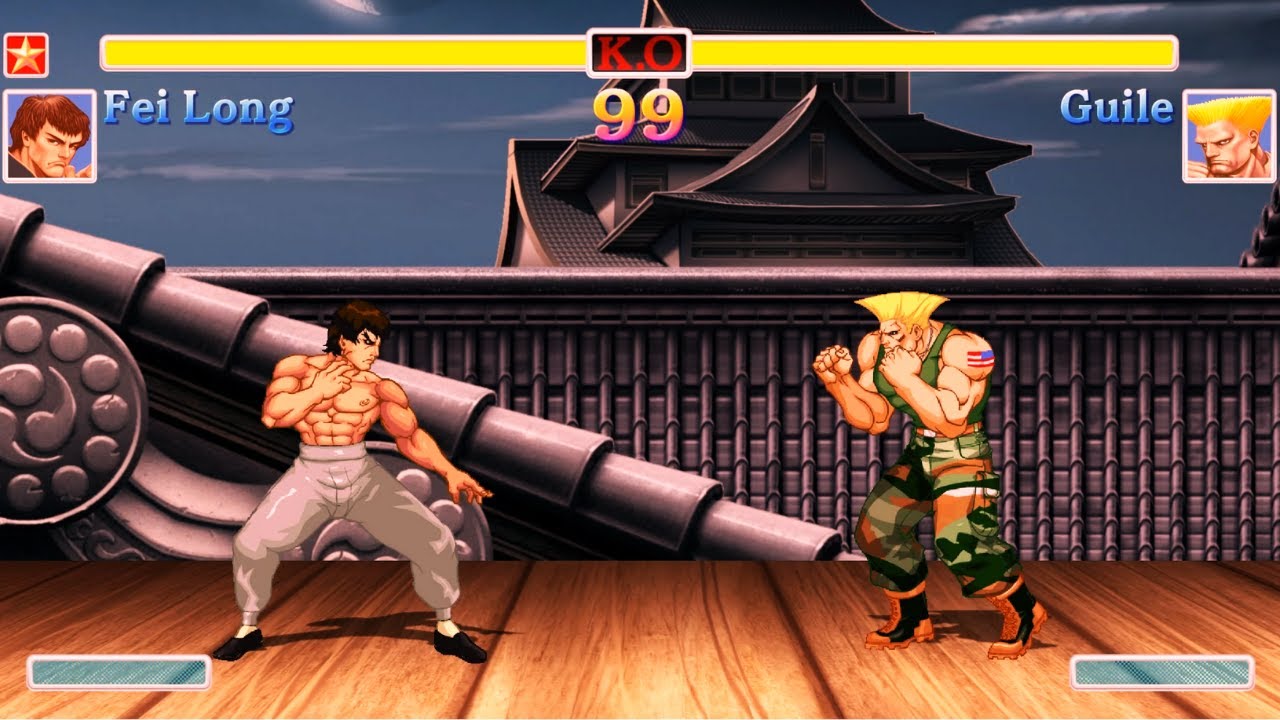 Fei long vs Guile (Hardest) Ultra Street Fighter 2: The Final Challengers.