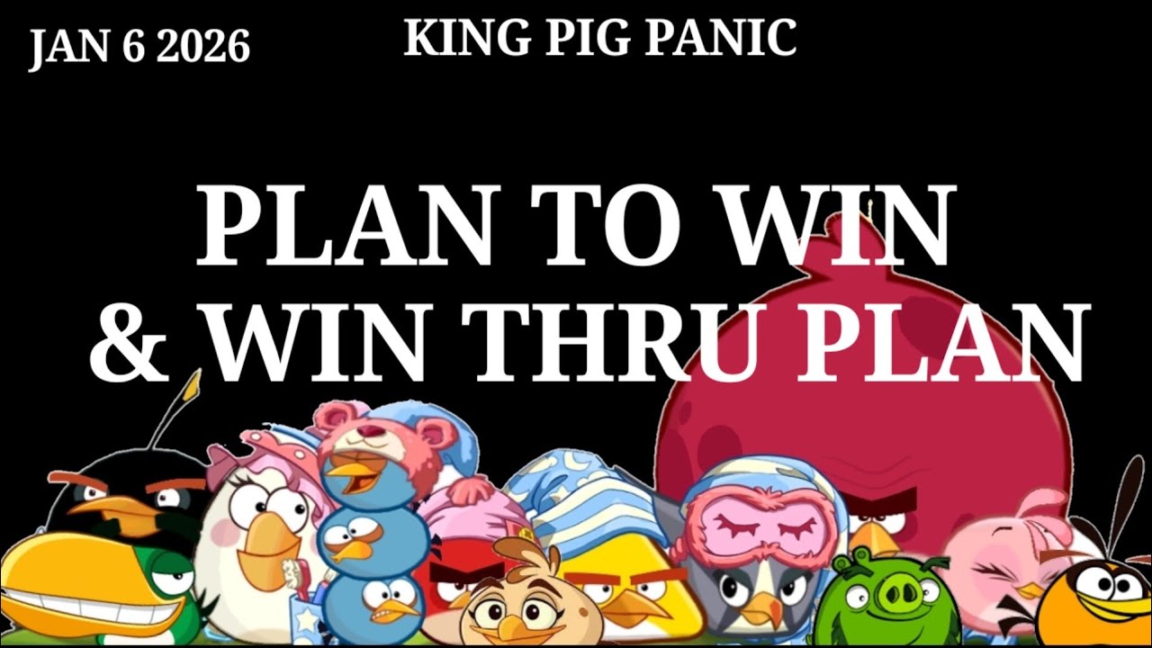 Angry birds 2 King Pig Panic 2026/01/6 & 2026/01/7 All focused,after Daily Challenge