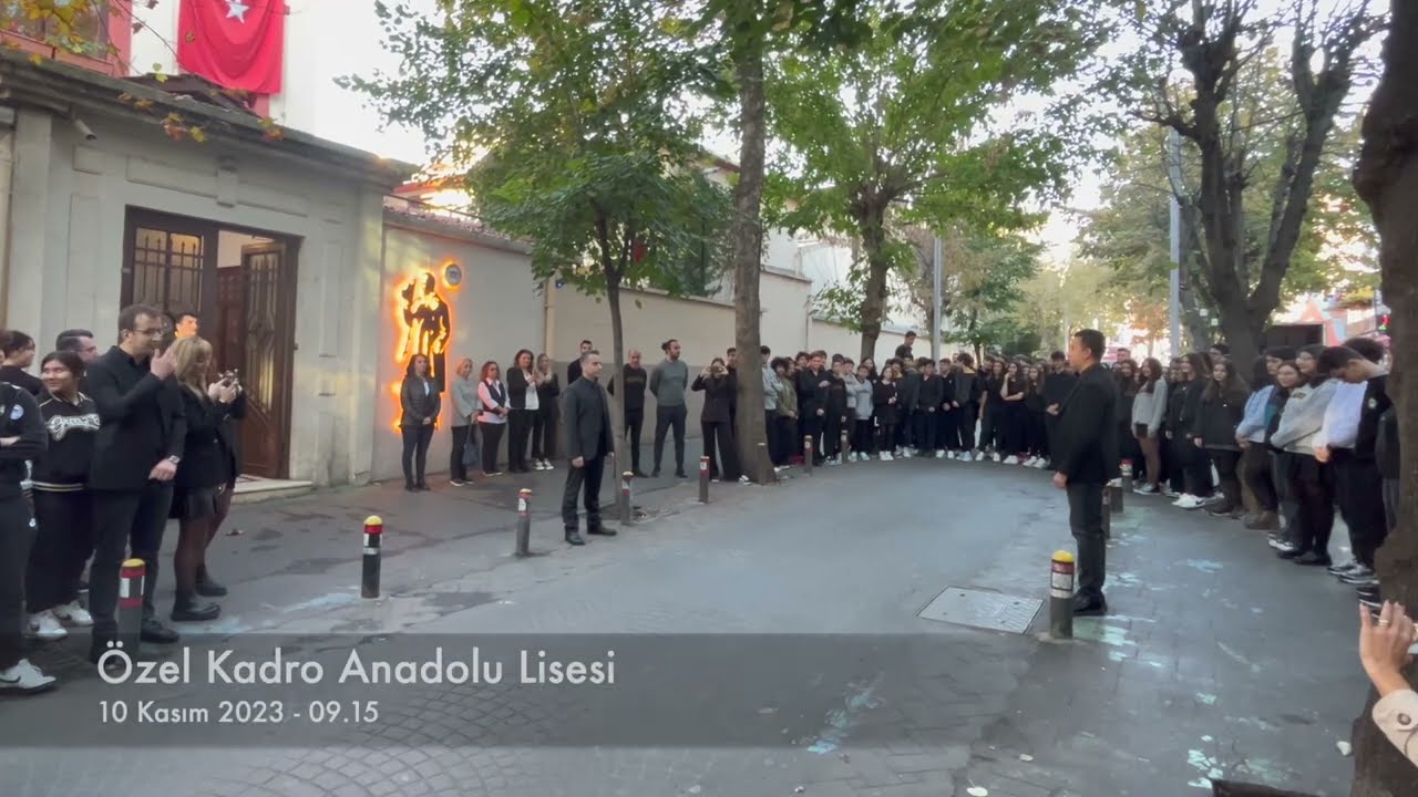 10 Kasım 2023 - Kadro Anadolu Lisesi Atatürk'ü Anıyor