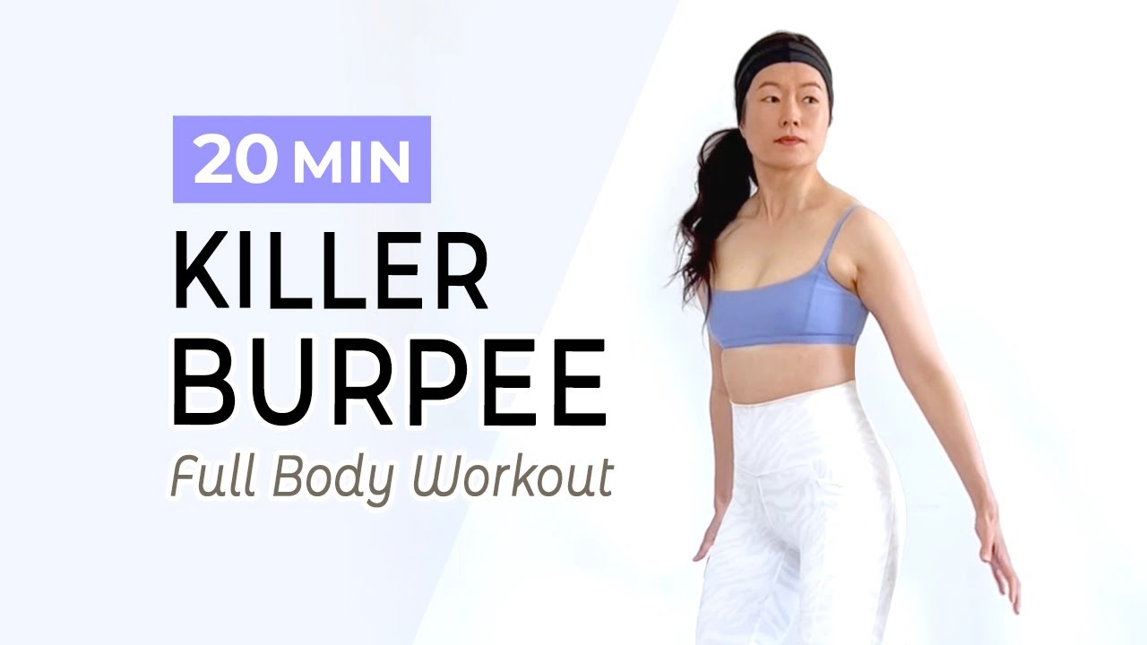 20 MIN BURPEE VARIATIONS WORKOUT / Full Body HIIT / Intense Fat Burning / No Repeat / No Equipment