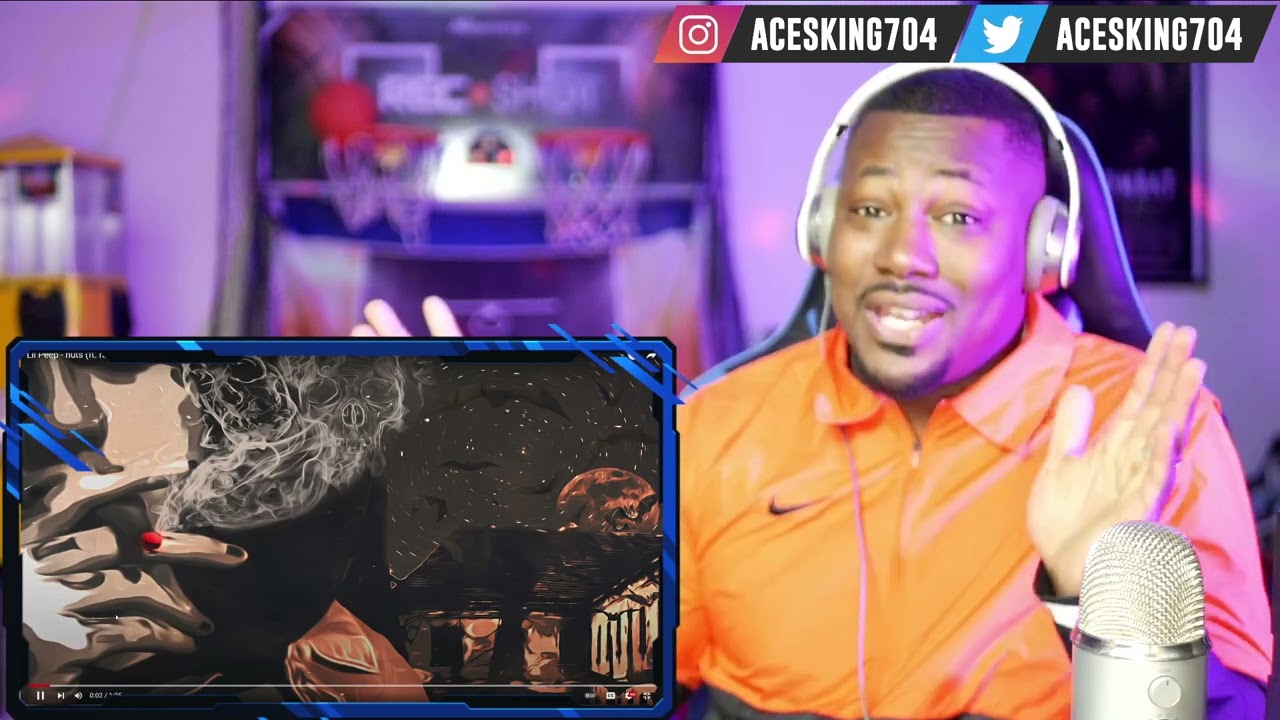 FIRST TIME HEARING! | Lil Peep -( Nuts ) Ft. Rainy Bear *REACTION!!!*