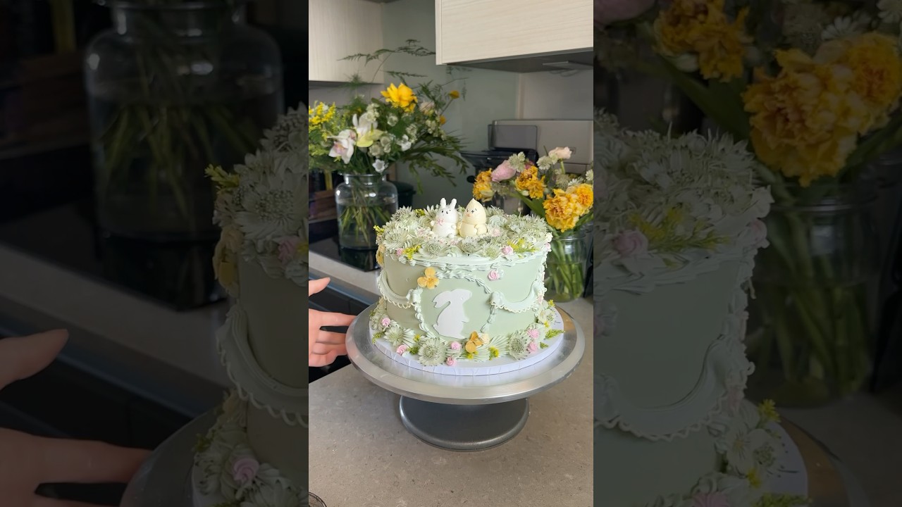 make an Easter cake with me 🤍