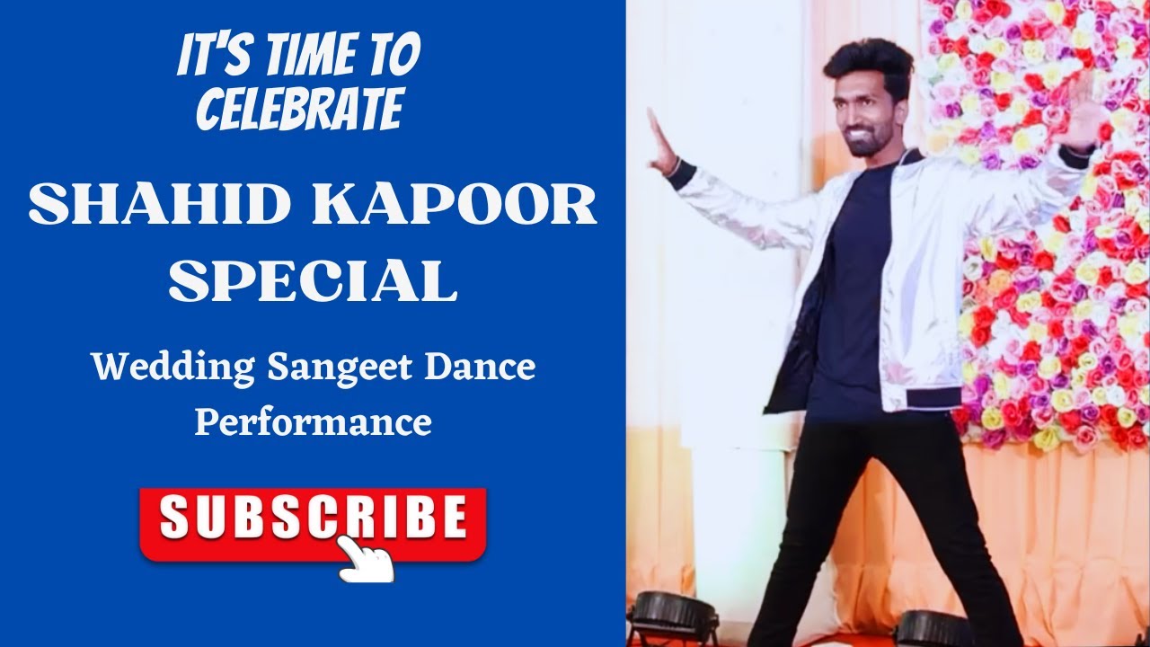Shahid Kapoor | Sangeet Dance Performance #bollywood #dance #shahidkapoor #youtube #viral #sangeet