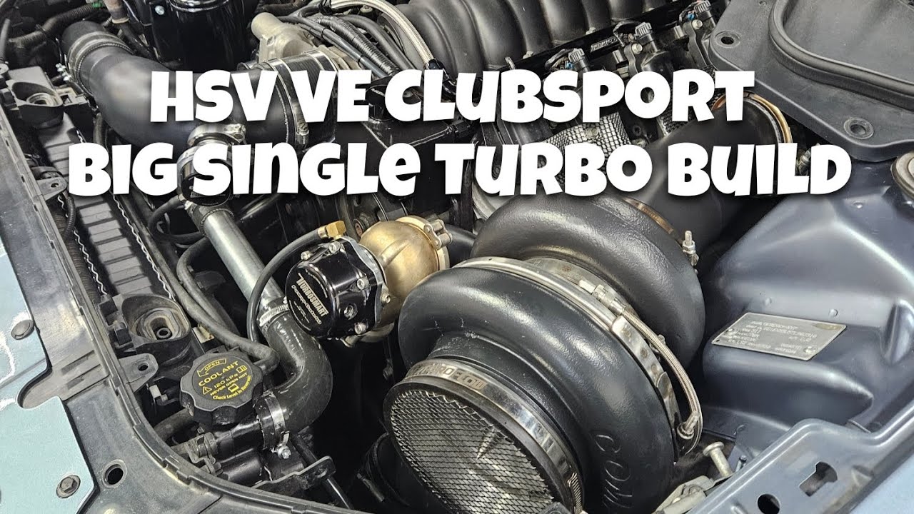 VE LS2 Big single turbo build BTR Stage 4 Turbo Camshaft