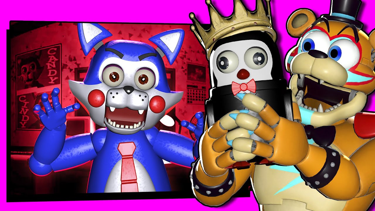 GLAMROCK FREDDY JOGA FIVE NIGHTS AT CANDY'S!