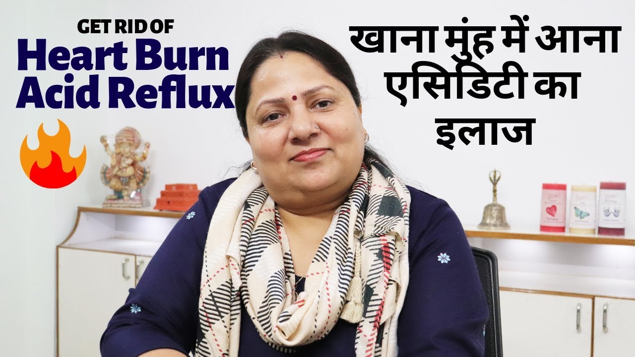 Treatment Of Heart Burn/Acid Re-flux by Acupressure