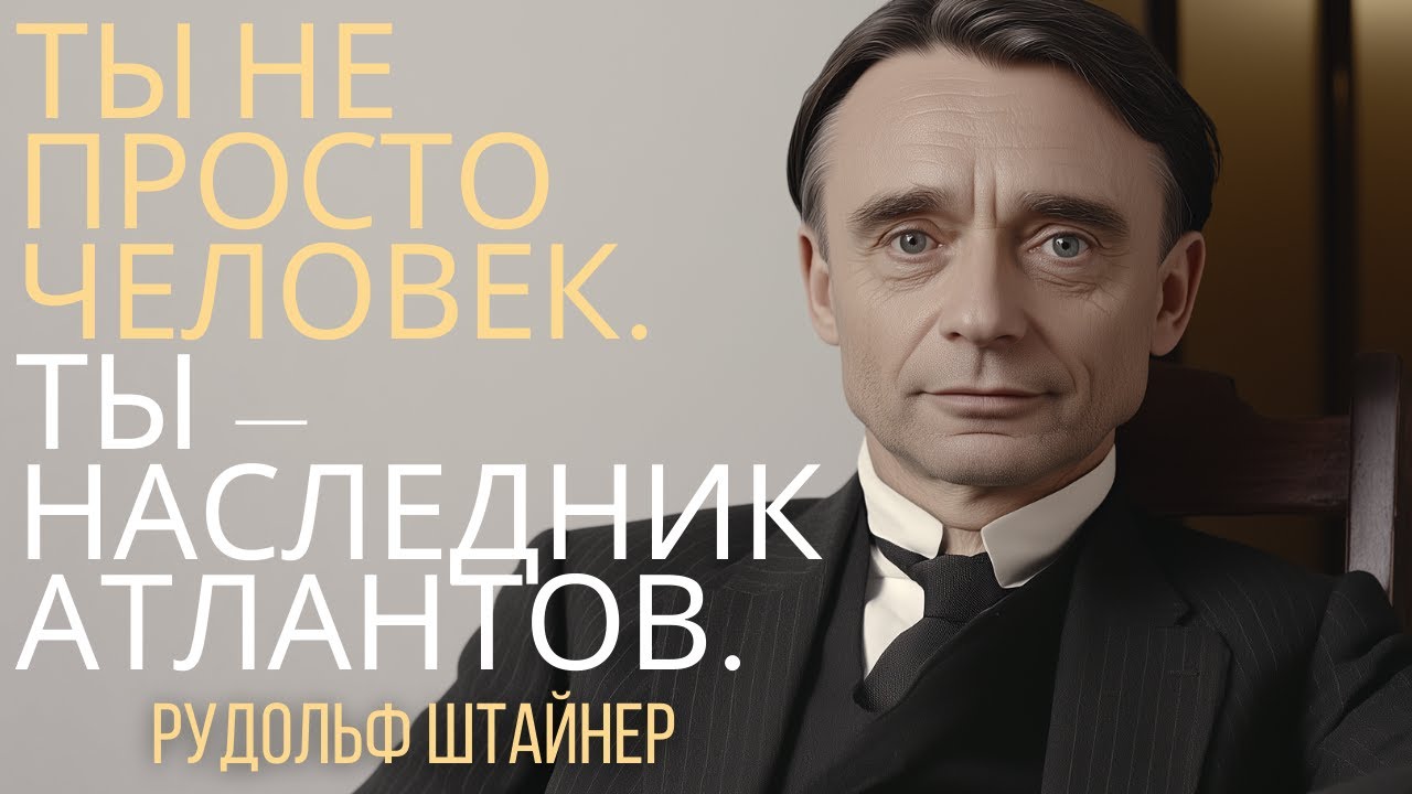 ''Ты не просто человек.   Ты — наследник Атлантов.'' - Рудольф Штайнер