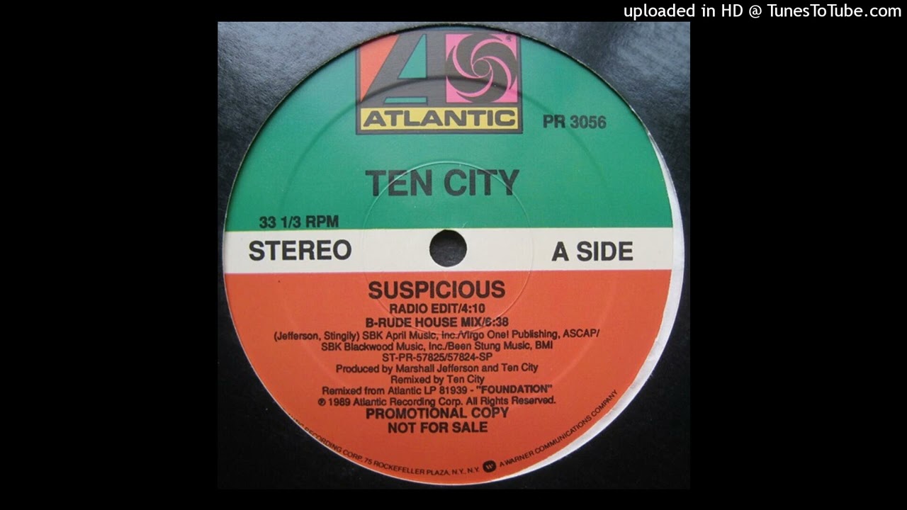 Ten City -  Suspicious (B-Rude House Mix) (1989)
