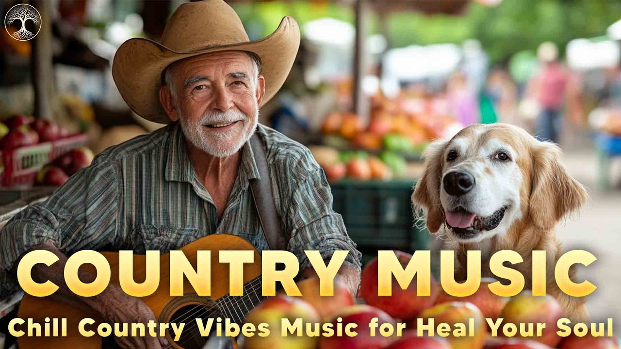 Peaceful Strings in Open Country 🎶 Country Relax for Quiet Moods