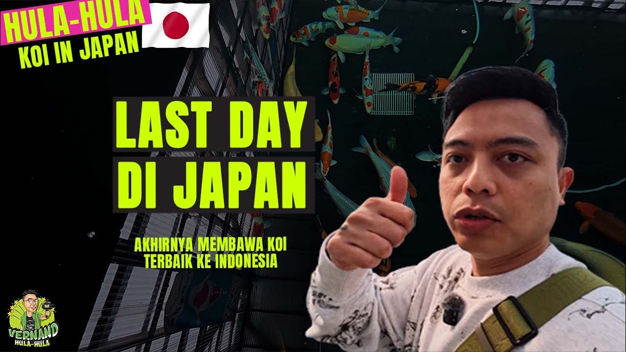 HARI TERAKHIR DI JEPANG, KOI NYA MAKIN SUPER | HULA HULA IN JAPAN LAST DAY