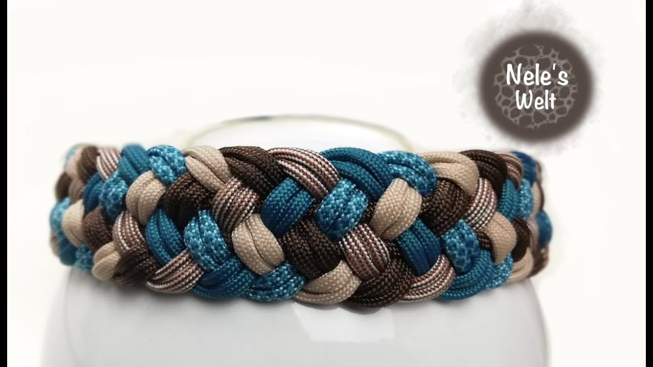 Paracord für Anfänger, Flechtmuster 5 Stränge, DIY Anleitung by NeleC.