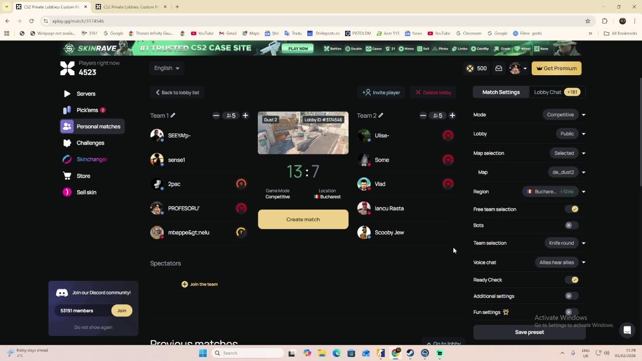 LV 10 - MIX 5 V 5 BLAJU IN ACTIUNE... LA PGL NE BATEM ! E FAST !