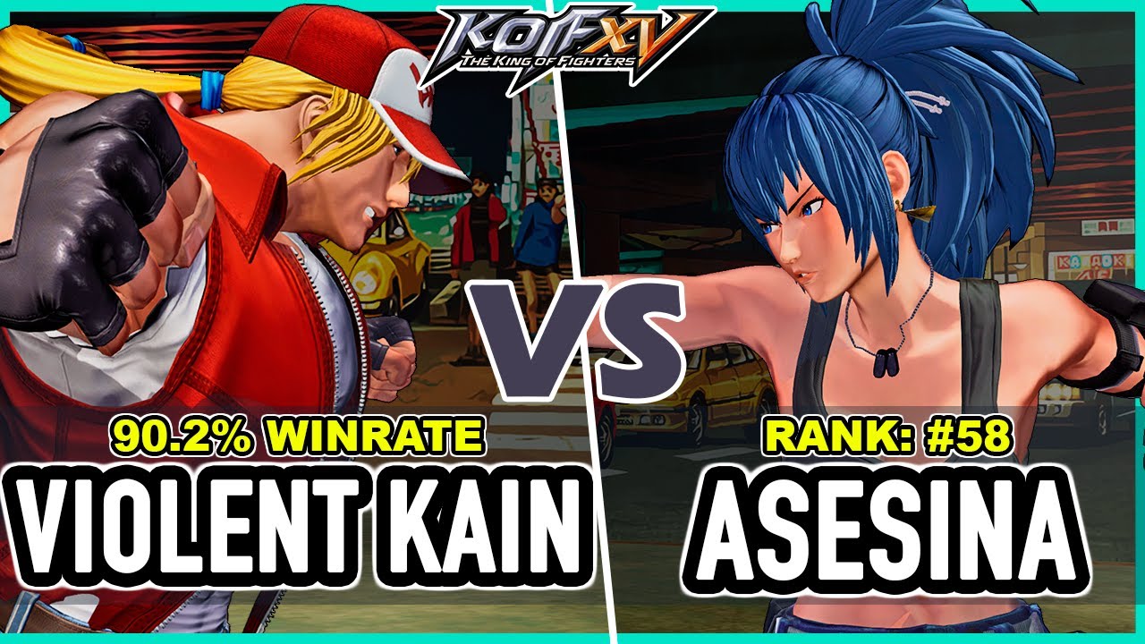 KOF XV 🔥 Violent Kain (Terry/Iori/Kyo) vs Shermie Asesina (Athena/Leona/Shermie) 🔥 Steam