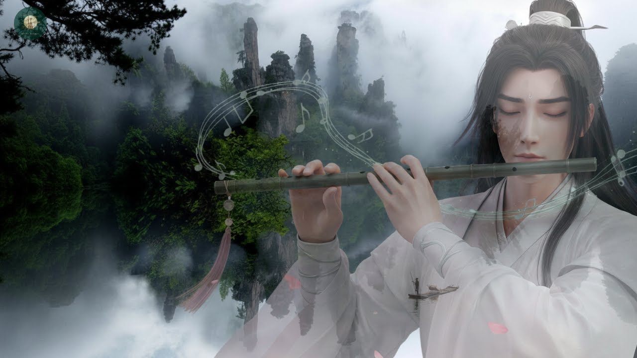Chinese Zen Music: Bamboo flute, erhu & Guzheng | Deep Sleep @MoonlitMelodies-68s