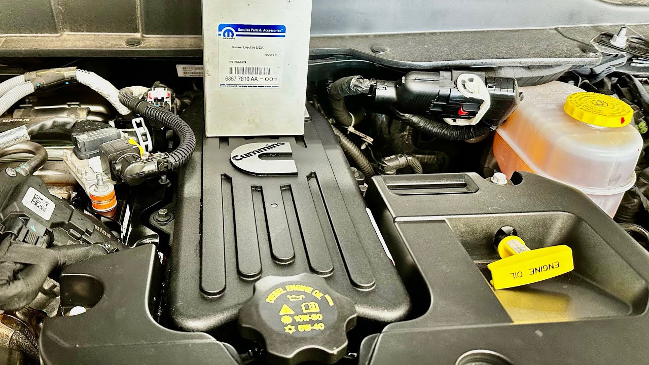 2025 Ram 3500. How to change the engine oil filter. Oil change…