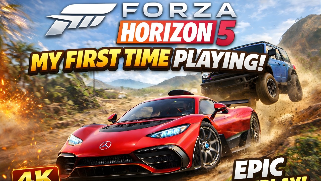 Forza Horizon 5 First Time Gameplay 😱 | Ultra Realistic Racing in 4K HDR