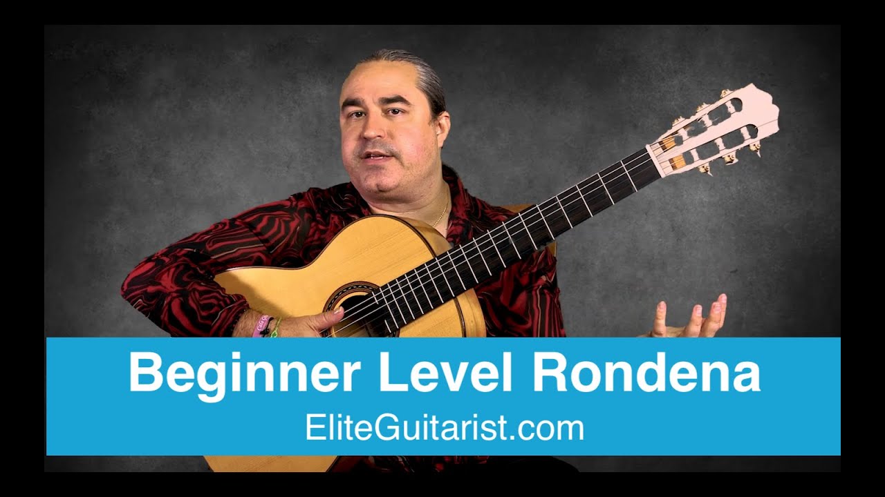 EliteGuitarist.com — урок игры на гитаре Рондена Фламенко для начинающих от Рикардо Марлоу