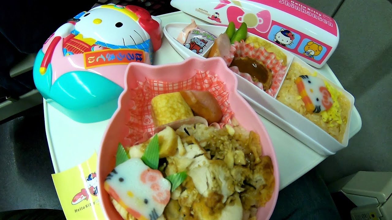 Hello Kitty Shinkansen and Bento Box Lunch