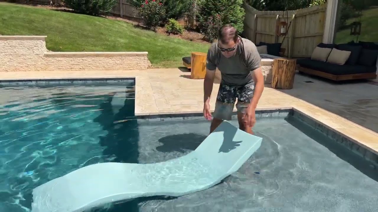 Part 3 of 7: In-Pool Lounger Comparison. Filling With Water: Ledge Lounger, Tenjam Shayz, & Kai