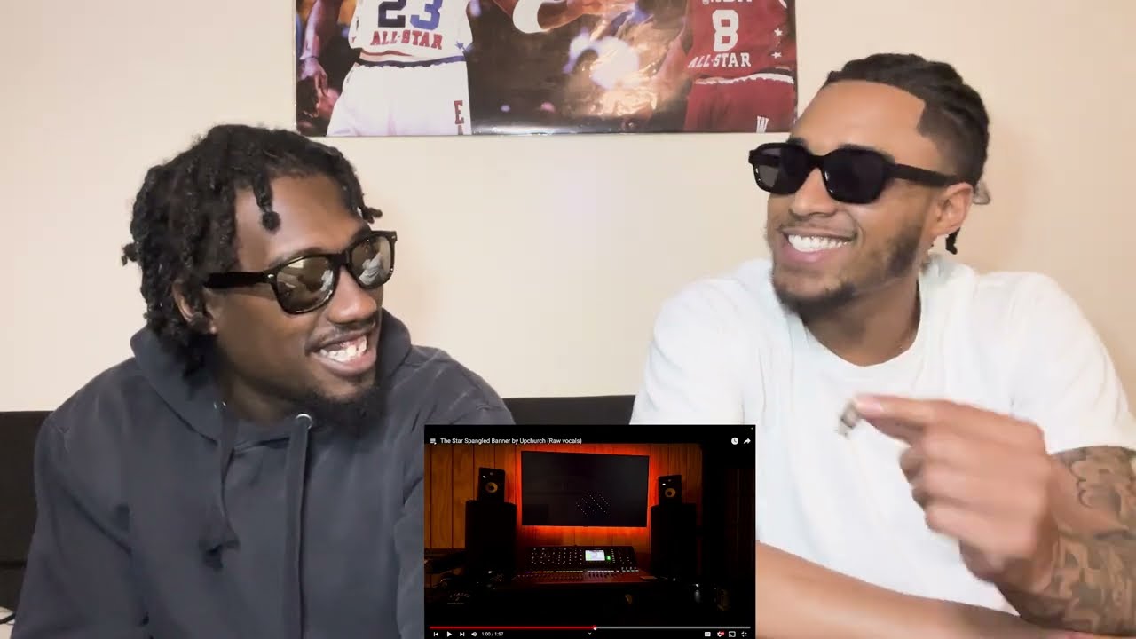 FIRST TIME HEARING Upchurch “The Star Spangled Banner” (Raw vocals) REACTION - CREEK SQUAD!!
