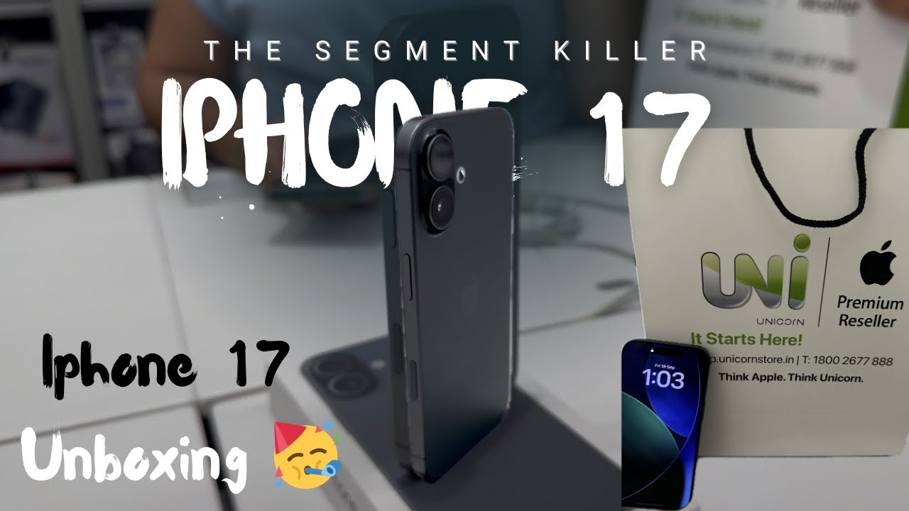 iPhone 17 Purchase Unboxing and Detailed review | Black 🥳