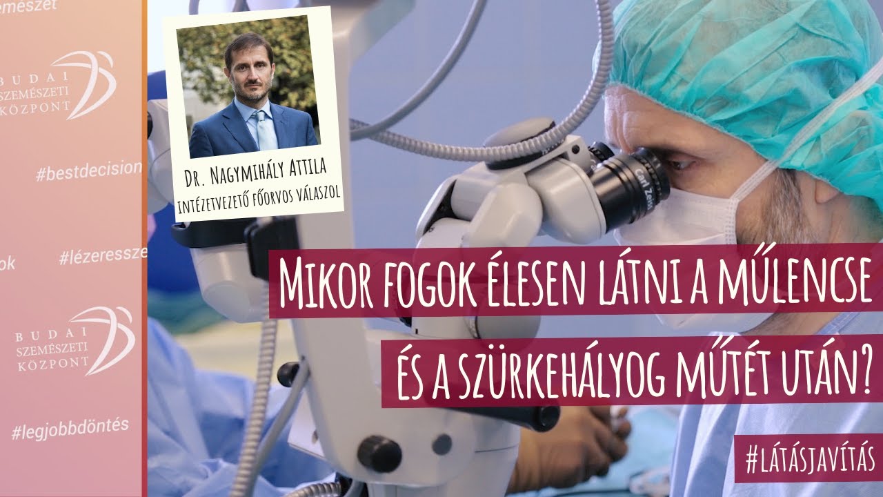 Mikor fogok élesen látni a műlencse és a szürkehályog műtét után? |  Látásjavító szemlencseműtét