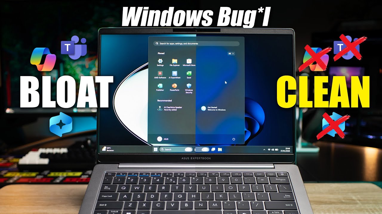 Windows Tanpa Bloatware Apakah Jadi Lebih Kencang?? ft ASUS ExpertBook PM3