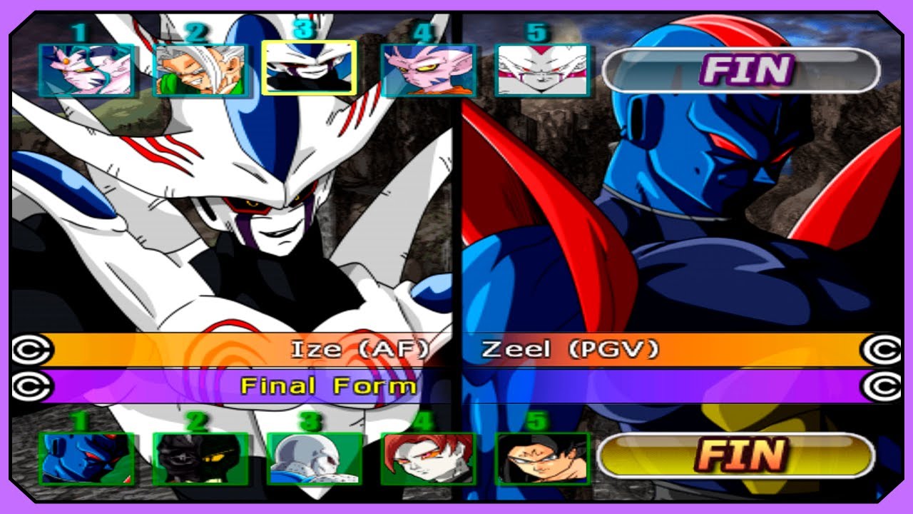 AF villains 🆚 Dragon ball PGV | Dragon ball budokai tenkaichi 3
