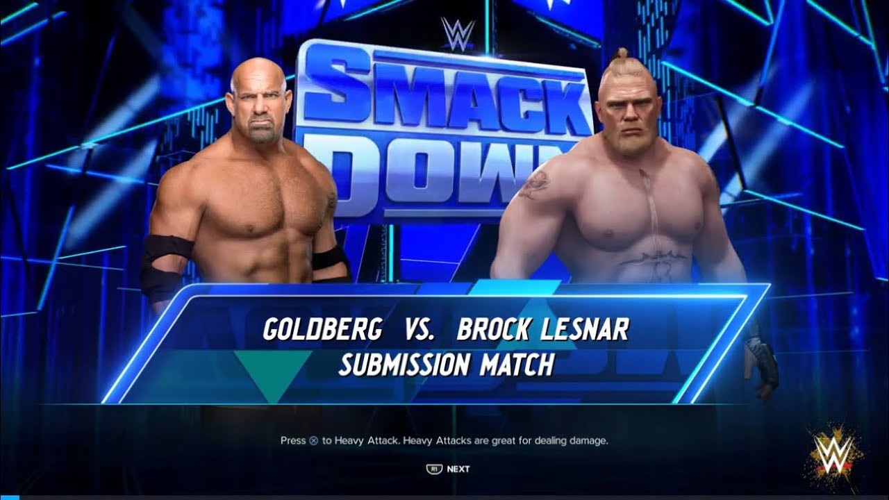 WWE 2K24 Goldberg Vs. Brock Lesnar