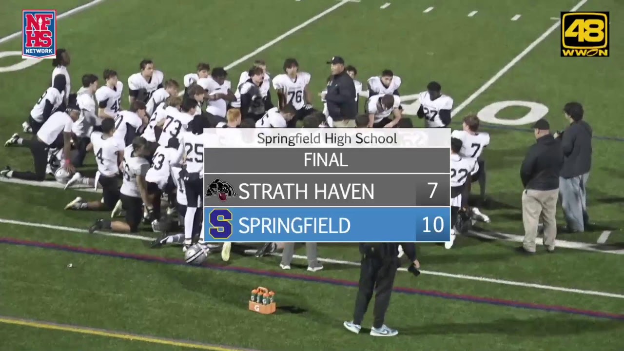 Strath Haven vs Springfield Varsity Football