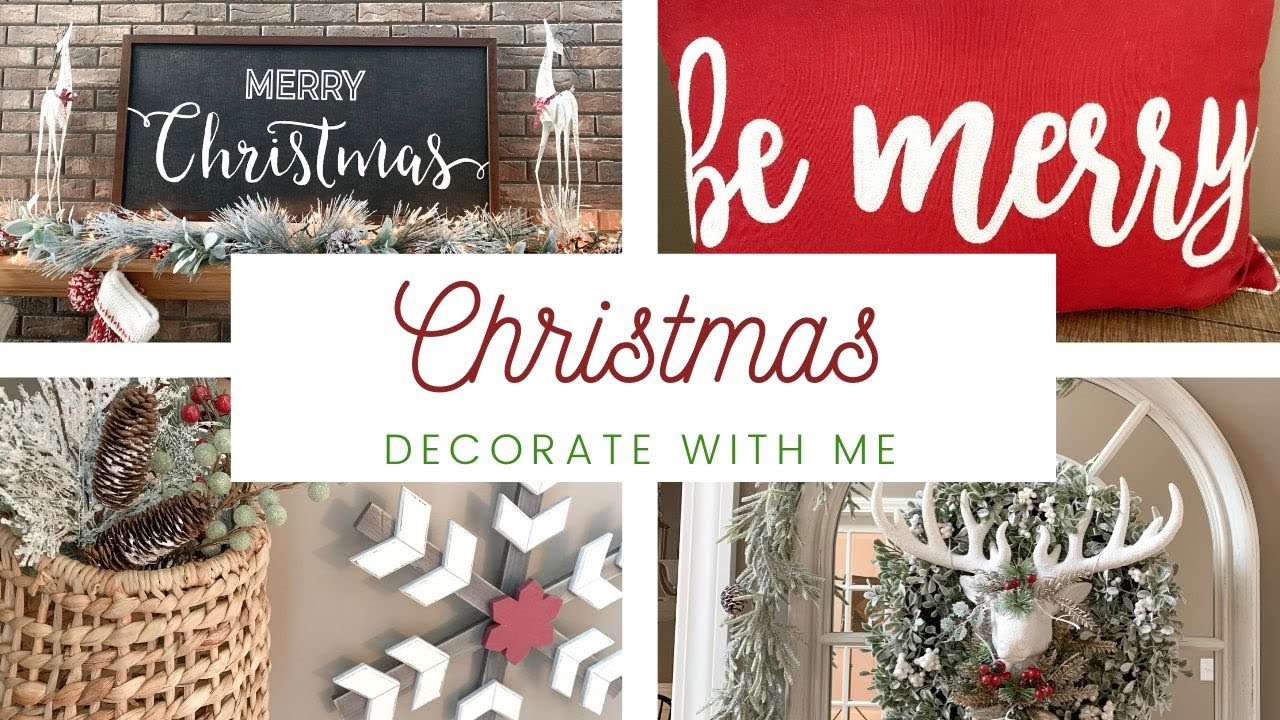 CHRISTMAS DECORATE WITH ME 2019 | DECORATING FOR CHRISTMAS | Decorate With Dana