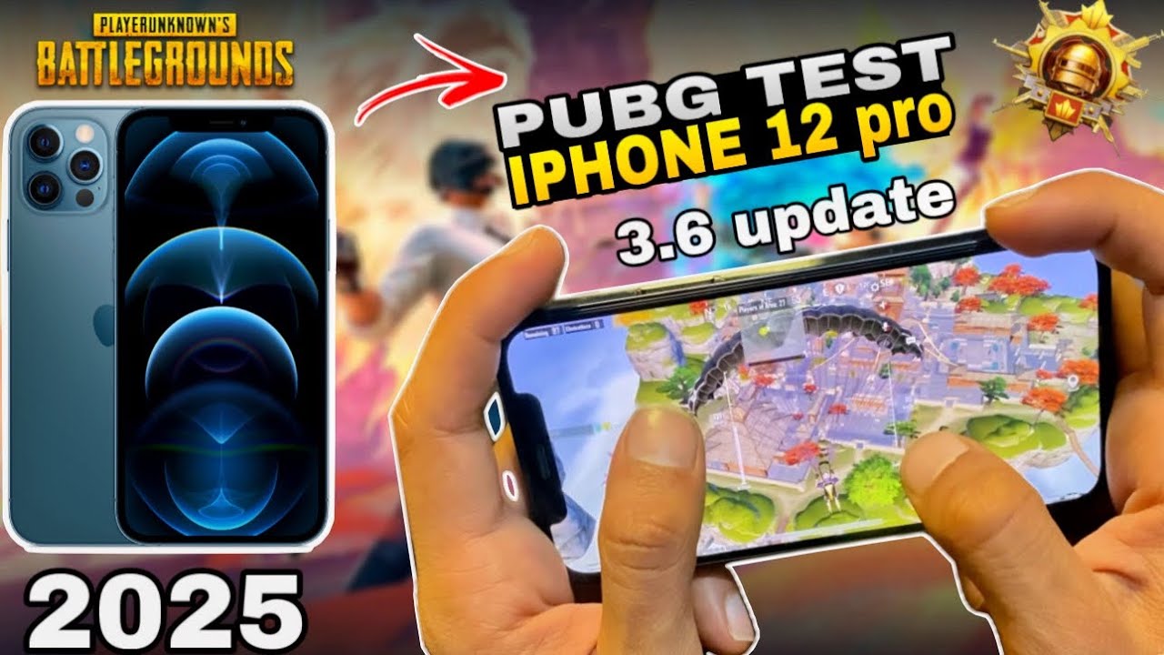 IPHONE 12 Pro | PUBG TEST 2025 Handcam🔥| Ultimate Fps, Graphics, & Gaming Review.