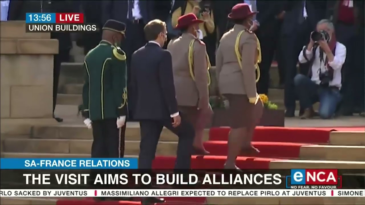 France President Emmanuel Macron visits South Africa