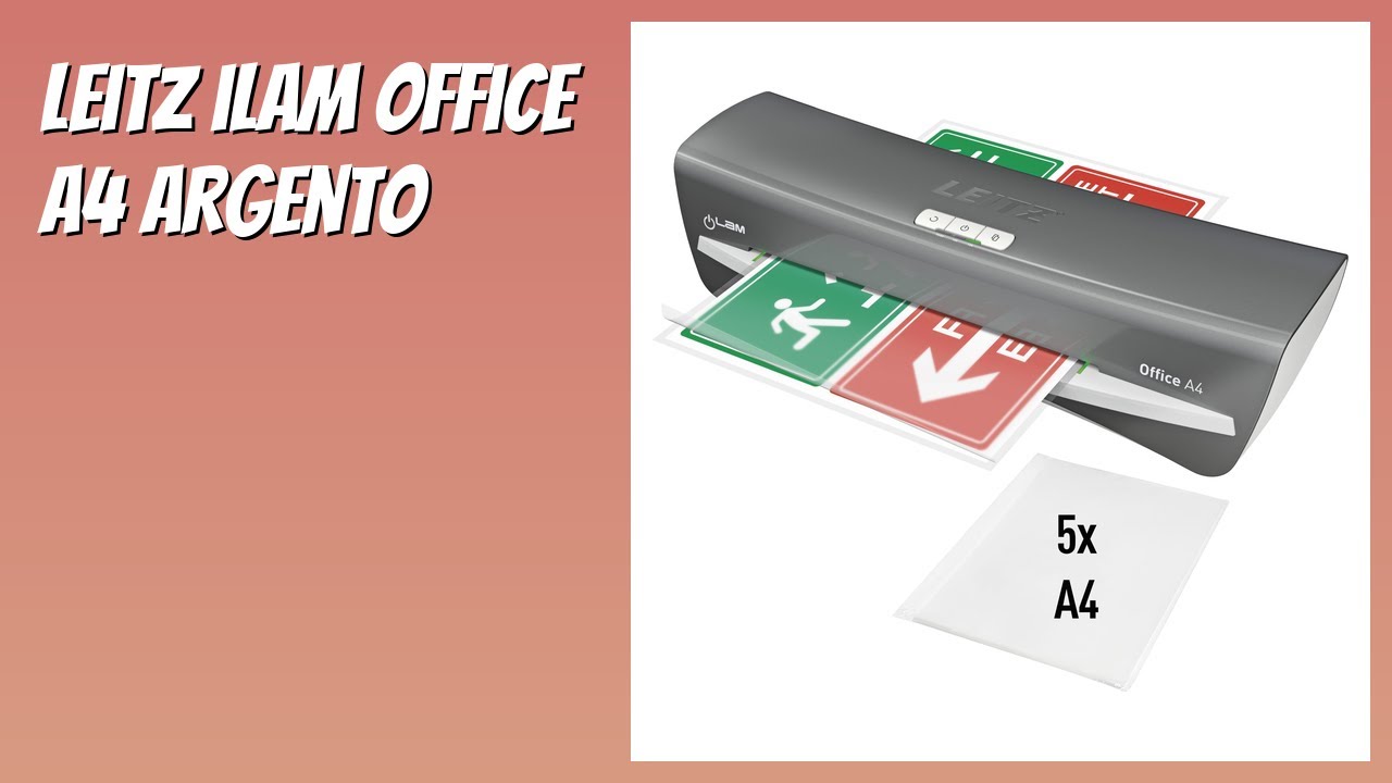 RECENSIONE (2026) : Leitz iLAM Office A4 Argento. DETTAGLI