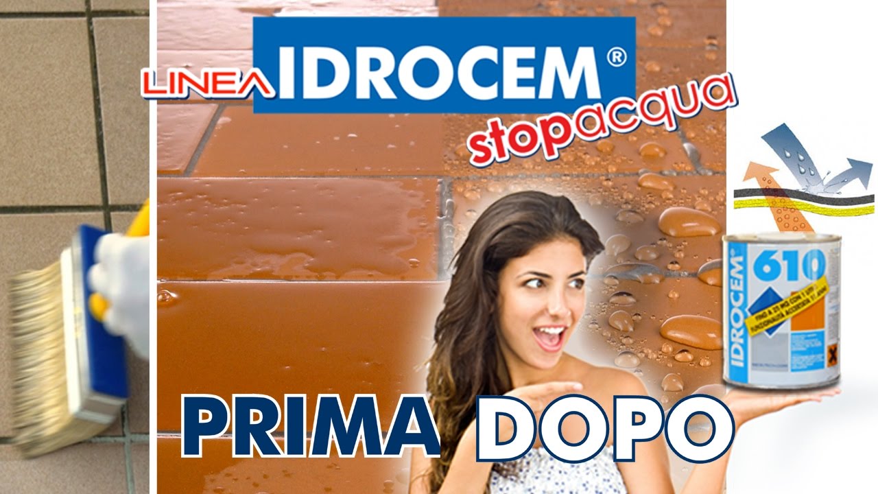 Trattamento impermeabilizzante per pavimenti e muri - IDROCEM 610 Mediltech
