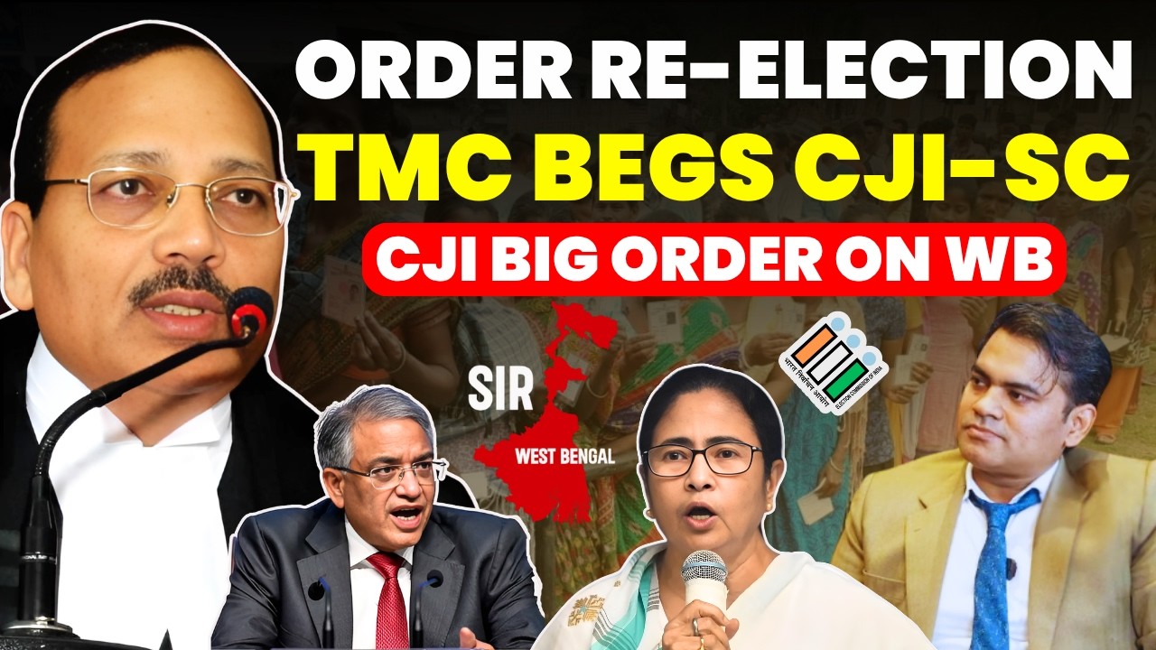 MILORD ORDER RE-ELECTION IN BENGAL.....TMC BEGS CJI-SC.....CJI BIG ORDER ON WB #supremecourtofindia