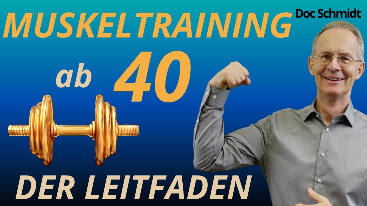 Muskeltraining ab 40.  Der Leitfaden.