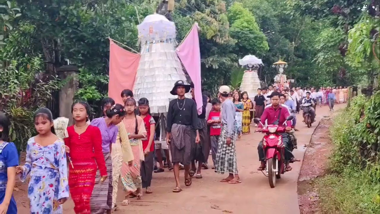 မှော်ဘီမိရအိ သင်တန်းကျောင်းမှ မဟာဘုံကထိန်ပွဲတော်