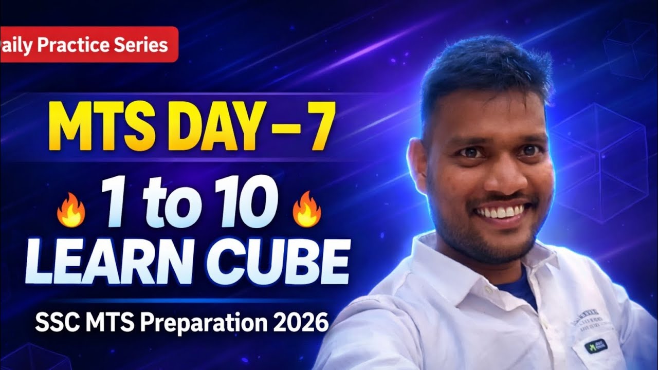 Learning Cube 1 To 10 | Day-7 | Suraj Nonari