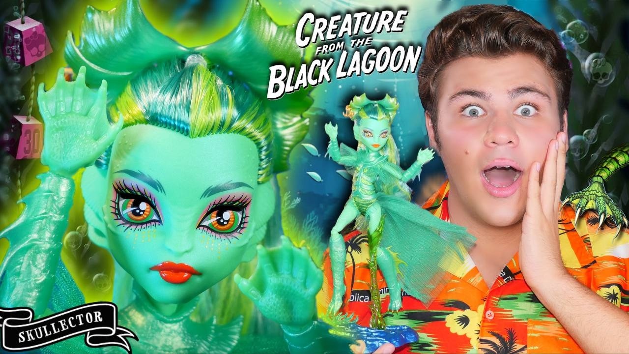 Monster High Skullector Creature from the Black Lagoon Монстр из Черной Лагуны Амфибия