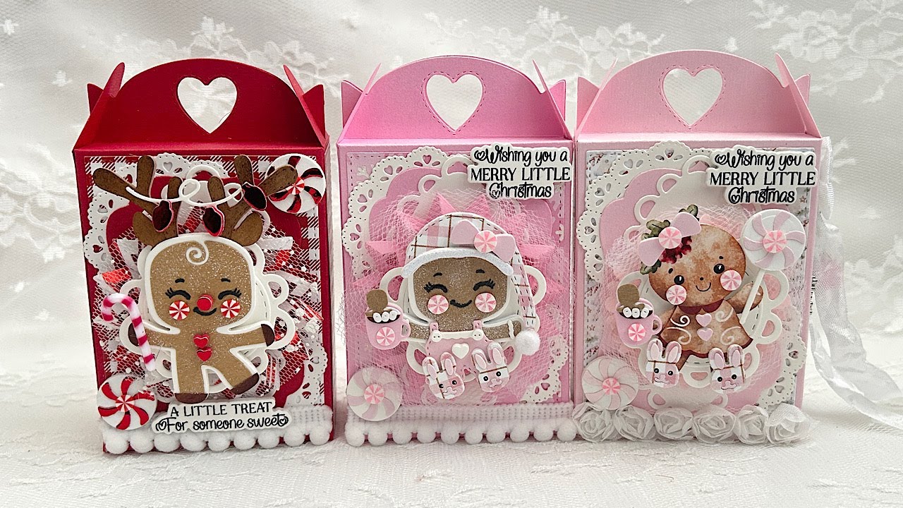 Christmas Treat Boxes ~ #mctdesignteam @FunKREations27 #satmornmakes #2crafters1design