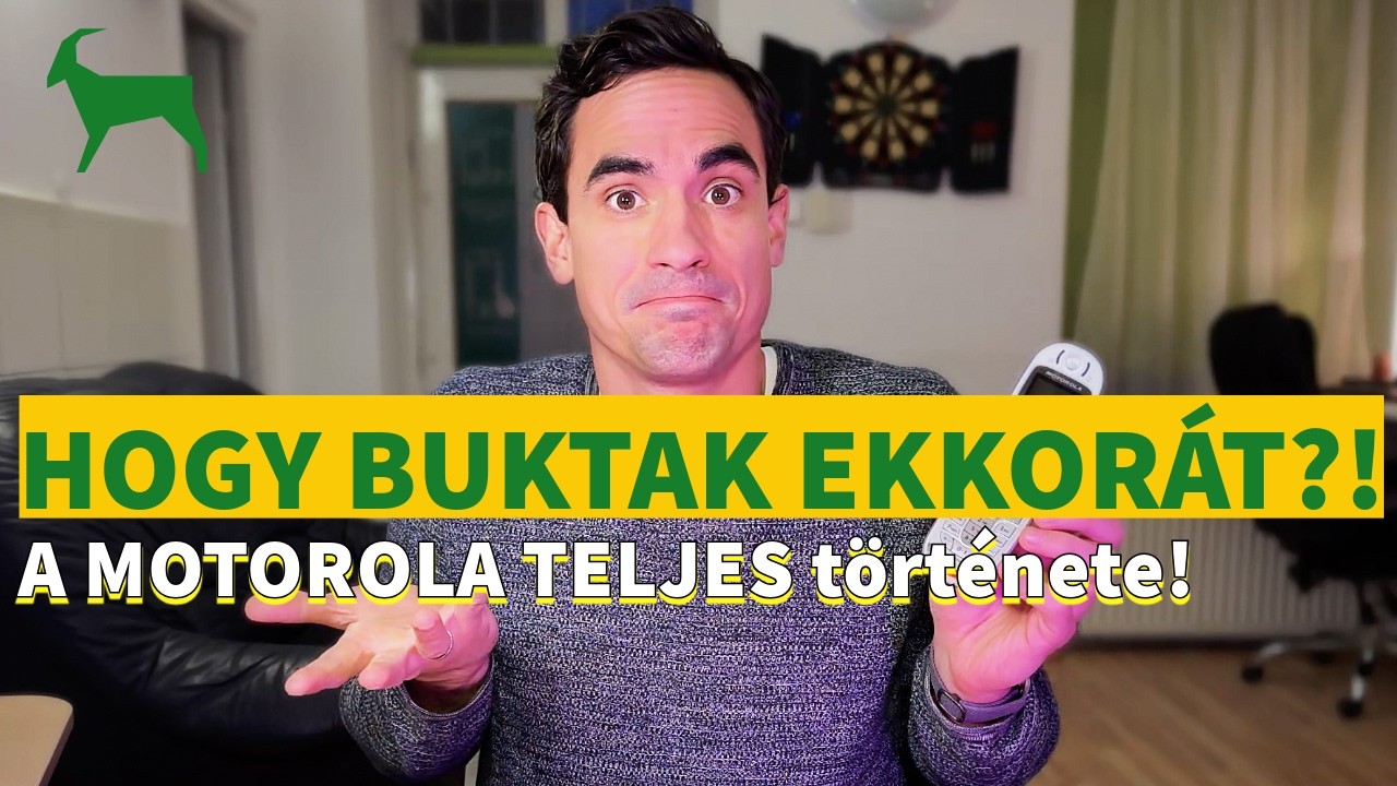 📱A Motorola sztori! Hogy buktak ekkorát? A Teljes Történet!
