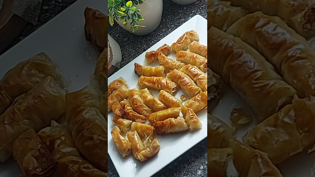 أسهل طريقه للبقلاوه المحشيه مكسرات #حلويات_رمضان 