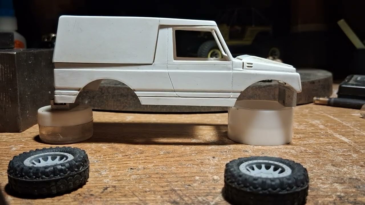 1/32 Scale Handmade Styrene Maruti Gypsy update rambling 