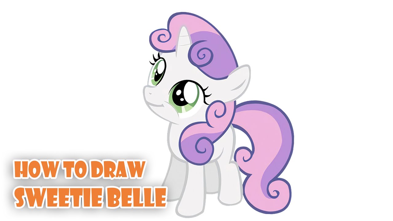 How to Draw Sweetie Belle | My Little Pony step by step