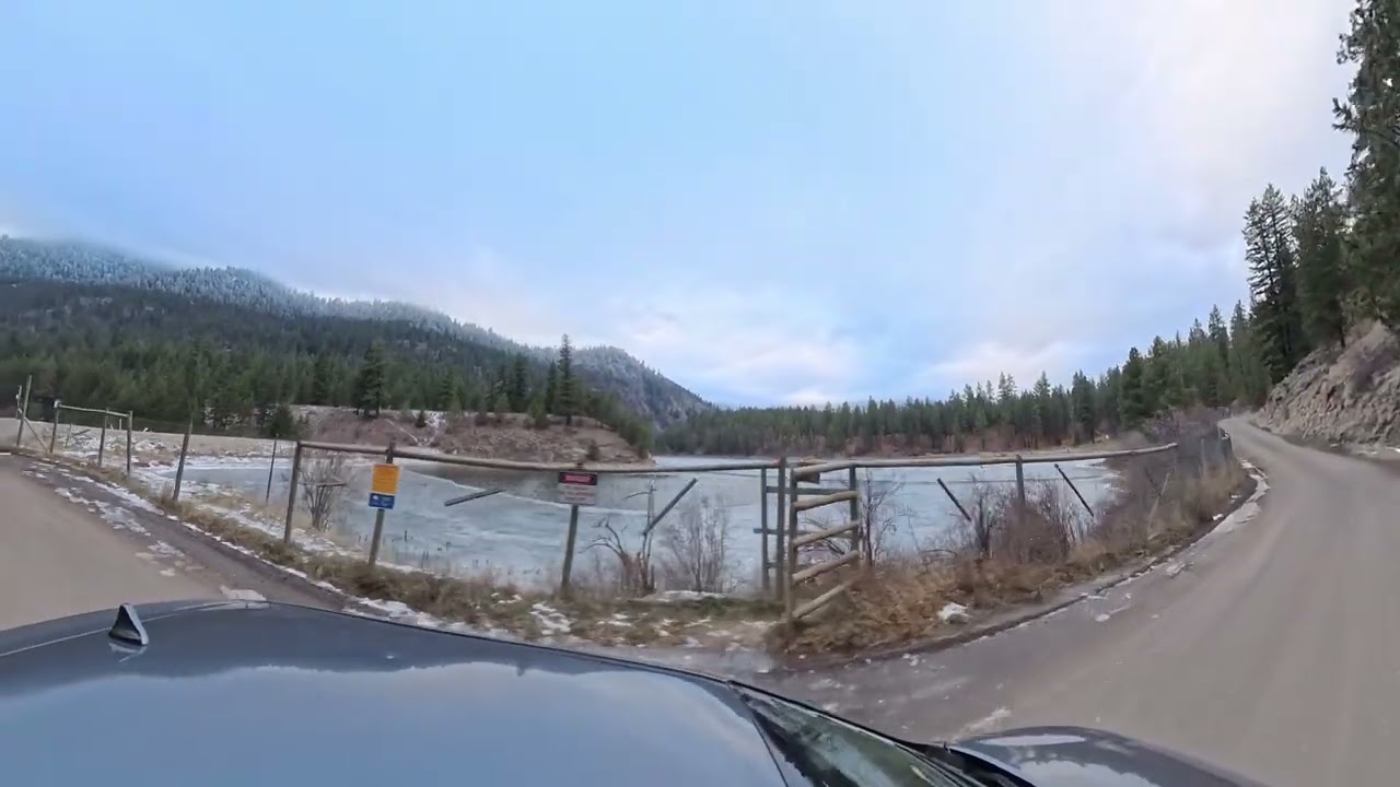 Driving Garnet Lake Rd. Summerland  B.C. Canada